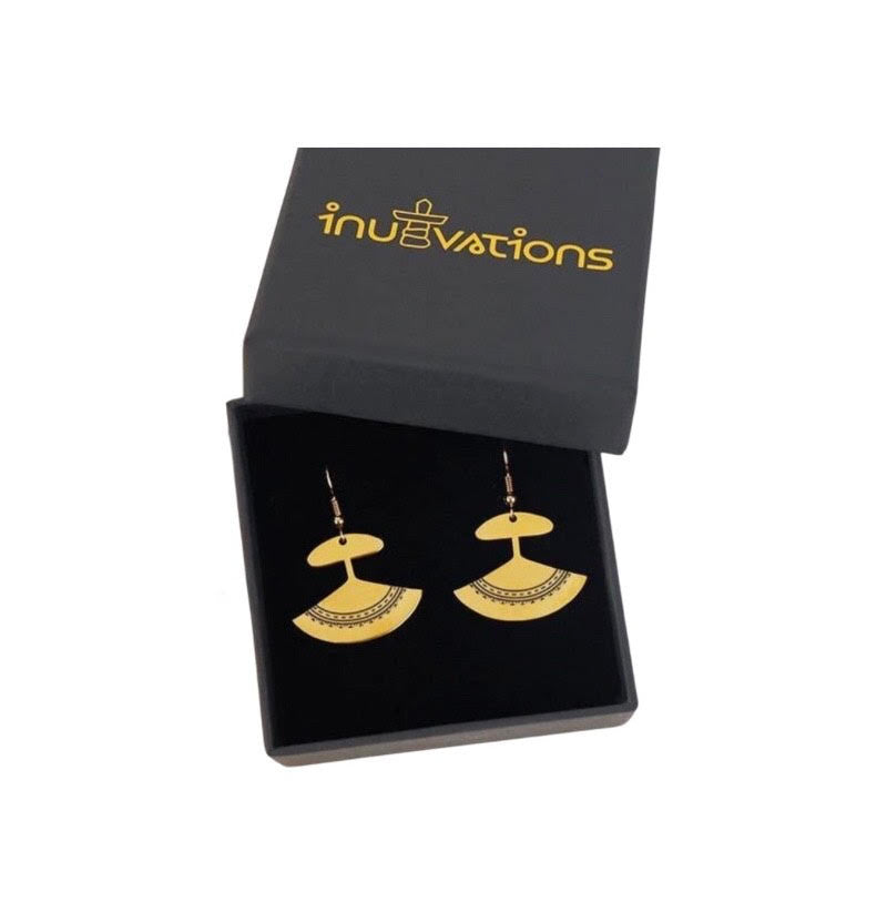 18k Gold Inuvations Earrings