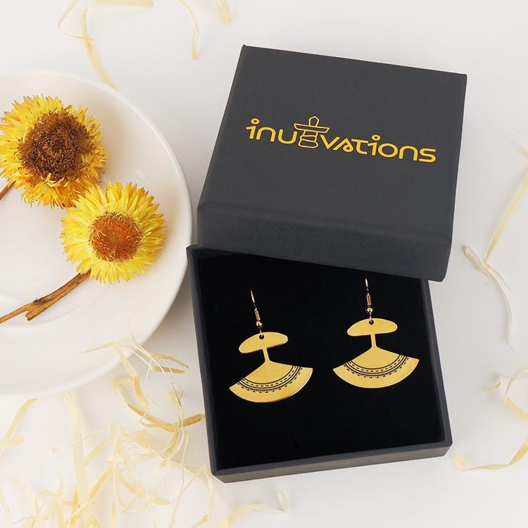 18k Gold Inuvations Earrings